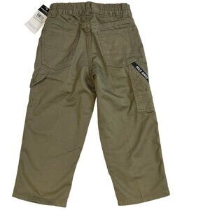 Ralph Lauren - NWT boys 3T khaki cargo pants with partial elastic waist on back